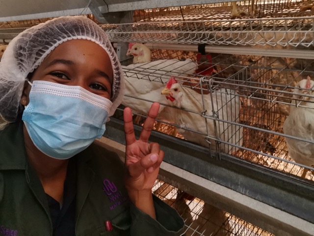 Khuto's Selfie with the Chicken