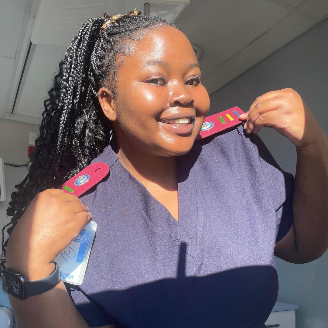 Nadine in Nursing Uniform