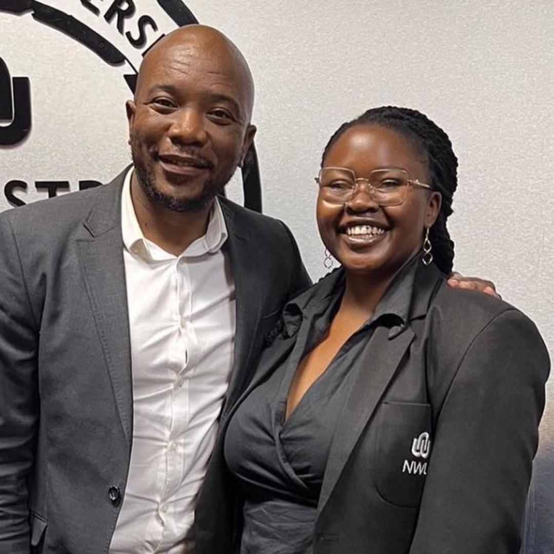 Nadine with Mmusi