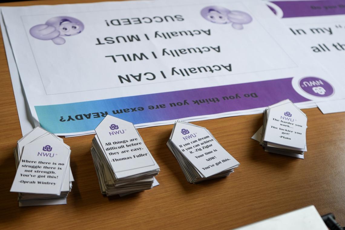 Exam motivational cards