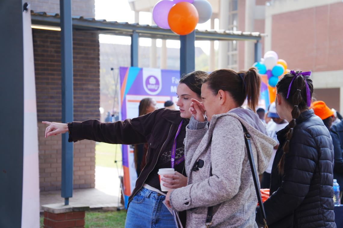 Parents participating at the Vaal Open day 