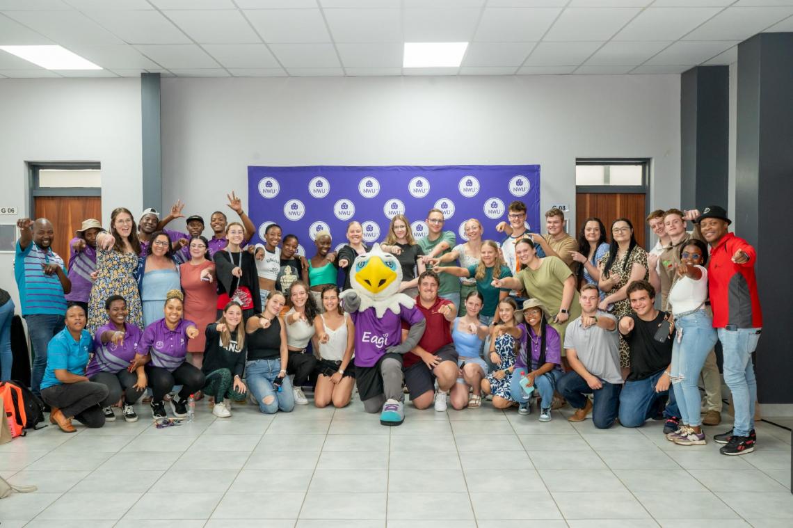 Group of all the young eagles