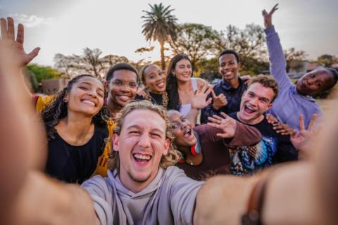 Group Selfie by NWU undergrad students