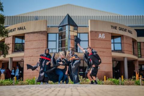 Cover image of Mahikeng Great haal with Graduates