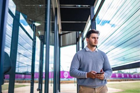 Postgraduate Masters Male student