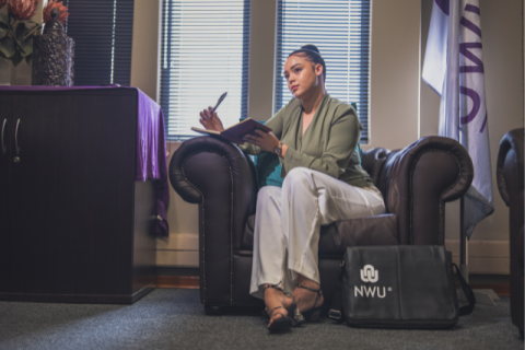 Student thinking about networking